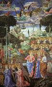 Benozzo Gozzoli Angels Worshipping oil painting on canvas